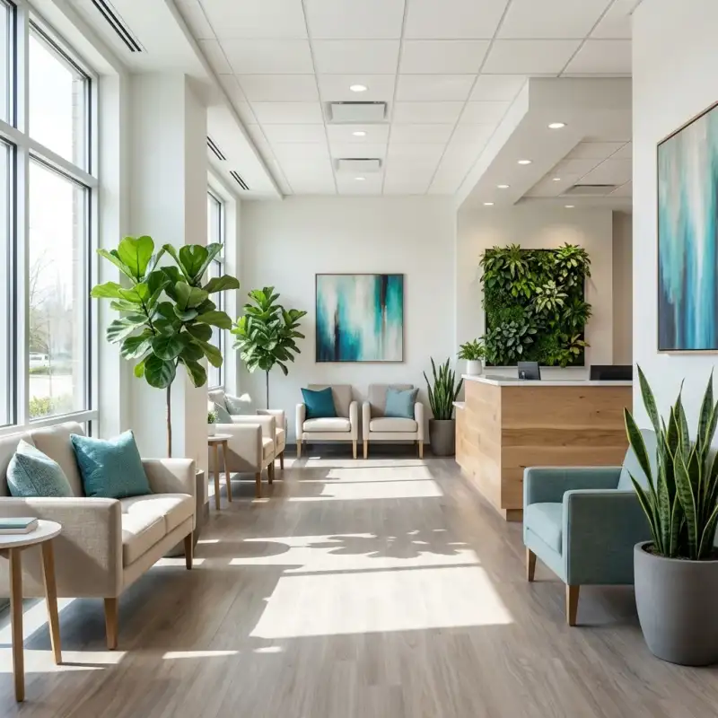 Modern medical clinic